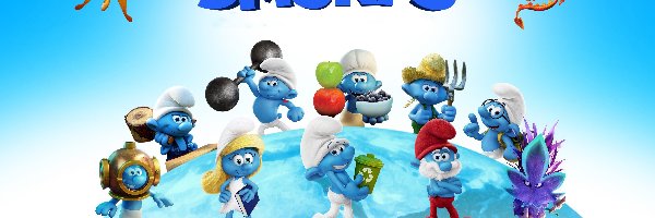 Film, The Smurfs, Smerfy, Postacie