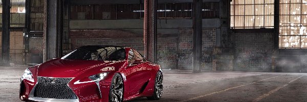 2012, Lexus LF-LC Concept, Czerwony
