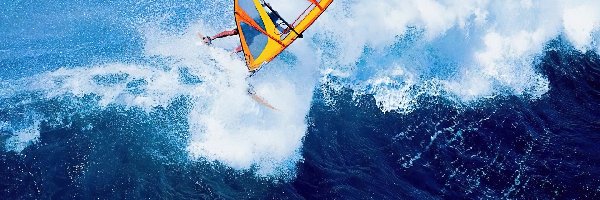 deska na fali, Windsurfing