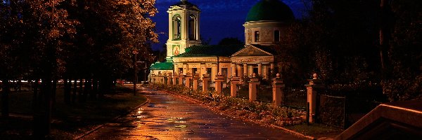 Moskwa, Cerkiew Trójcy Świętej, Wzgórza Worobiowe, Rosja