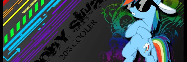 Rainbow Dash, 20% coller, swag, My Little Pony