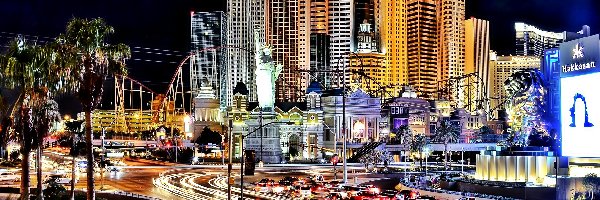 Las Vegas nocą