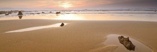 Lato, Plaża, Morze