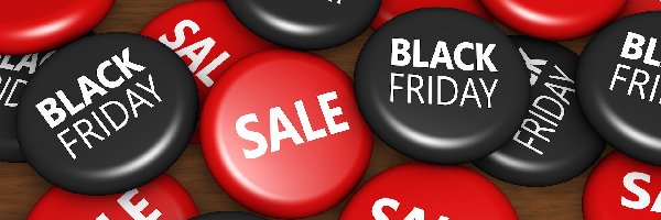 Black Friday, Czarne, Sale, Krążki, Czerwone