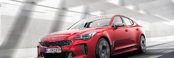 2018, Kia Stinger GT, Czerwona