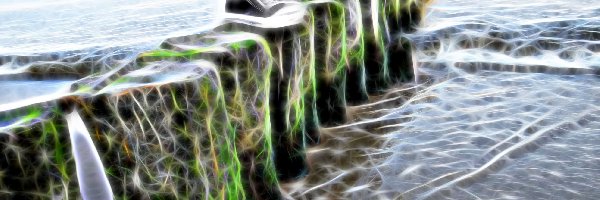 Fale, Fractalius, Nogi, Morze