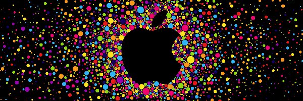 Jabłko, Koła
, Kolorowe, Apple
