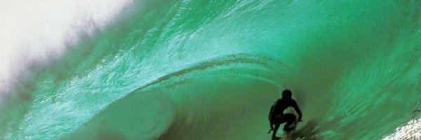 deska, fala, morze, Windsurfing