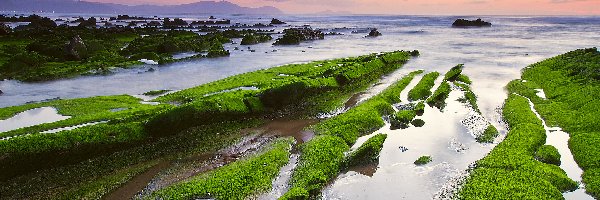 Hiszpania, Plaża Barrika, Zatoka Biskajska, Morze, Skały