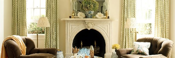 Kominek, Salon, Stylowy