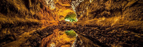 Jaskinia Cueva de los Verdes, Wyspa Lanzarote, Wyspy Kanaryjskie