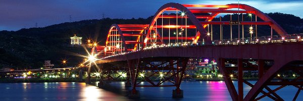 Światła, Most, Rzeka