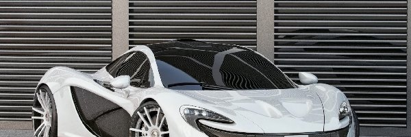 Biały, P1, McLaren
