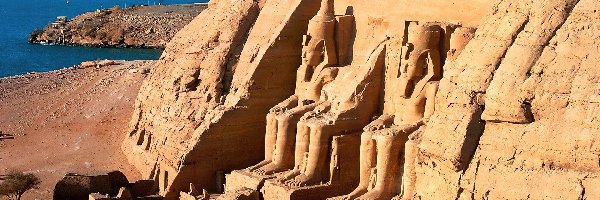 Abu Simbel, Woda, Świątynia, Egipt