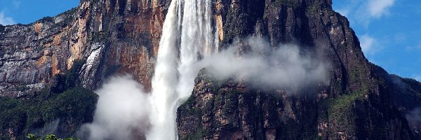 Piękny, Wodospad, Venezuela
