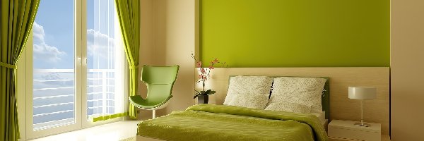 Lampa, Łóżko, Sypialnia