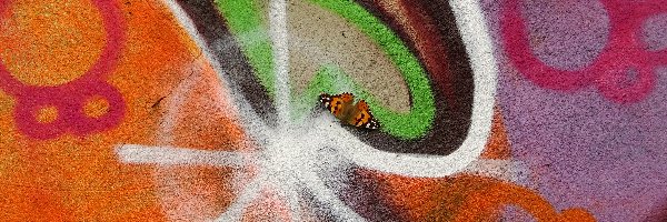 Motyl, Graffiti