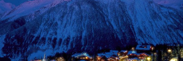 Courchevel, Narciarski, Kurort, Góry, Francja