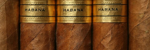 Kubańskie, Habana, Banderole, Cygara