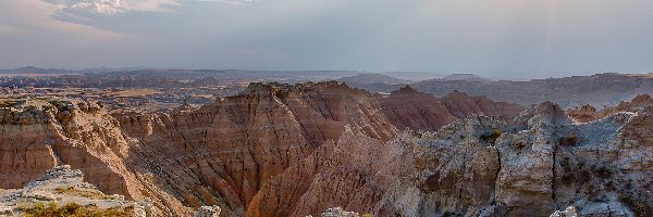 Stan Dakota Południowa, Skały, Park Narodowy Badlands, Stany Zjednoczone