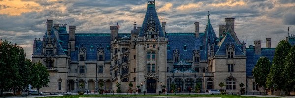 Atrakcja turystyczna, Miasto Asheville, Północna Karolina, Zamek Biltmore, Rezydencja Biltmore House, Dom, Stany Zjednoczone