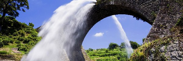 Akwedukt, Japonia, Kumamoto, Most