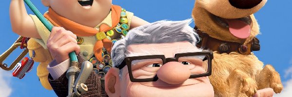 Dzień Dziadka, Up, Dziadek Carl Fredricksen, Odlot, Film animowany, Pies As, Skaut Russell