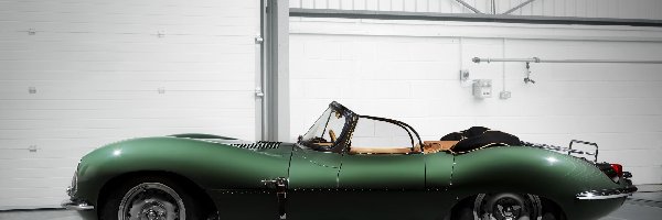 Jaguar XKSS, Zabytkowy, 1957, Zielony