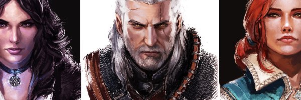 Geralt z Rivii, Triss Merigold, Yennefer z Vengerbergu, Twarze, Wiedżmin 3, Z gier