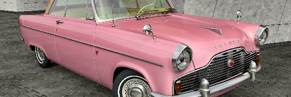 Zabytkowy, 1958, Ford Zephyr Convertible