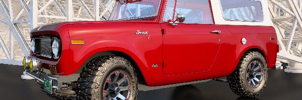1970, Navistar International Harvester Scout 800A, Zabytkowy
