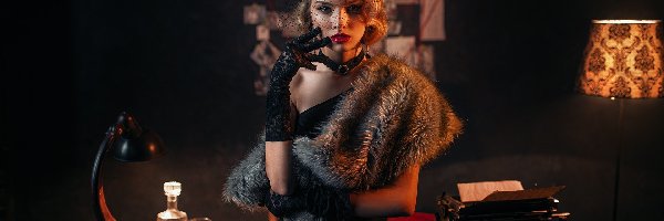 Aktorka, Etola, Rękawiczki, Modelka, Anastasia Shcheglova, Kobieta