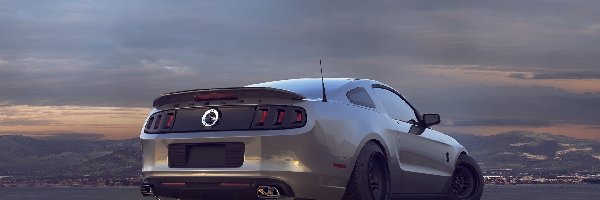 Horyzont, Shelby, GT 500, Mustang, Ford, Góry, Droga