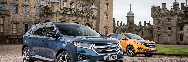 Dwa, Ford Edge Sport, Samochody, Zamek Floors Castle, 2016