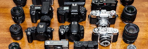Różne, Obiektywy, Marki, Aparaty fotograficzne