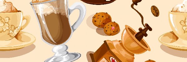 Ciasteczka 2D, Młynek, Kawa