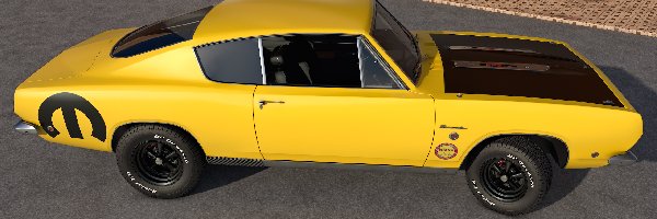 Zabytkowy, 1968, Plymouth Barracuda