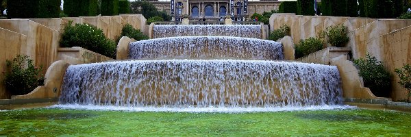 Barcelona, Kaskada, Museu Nacional dArt de Catalunya, Hiszpania