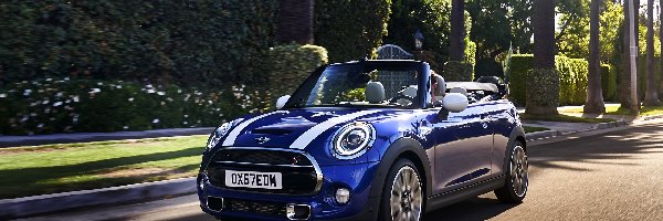 Mini Cooper S, 2019, Convertible, Niebieskie