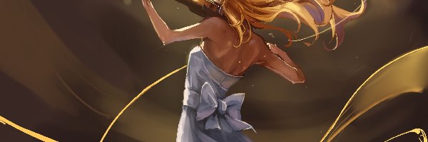 Skrzypce, Manga Anime, Dziewczyna, Grafika