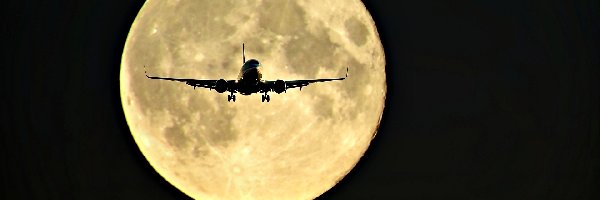 Samolot, Księżyc