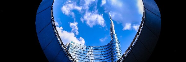 Mediolan, Unicredit Tower, Wieżowiec, Włochy
