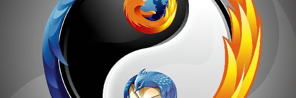 Logo, Thunderbird, Firefox, Fuzja