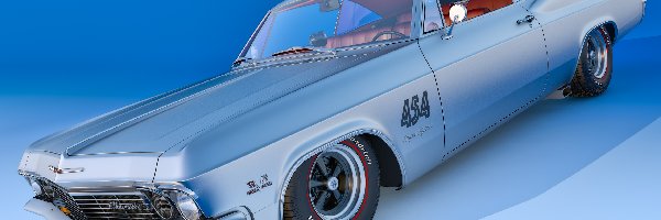 Chevrolet Impala, Zabytkowy, 1965, Niebieski