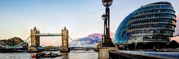 Most, Londyn, Rzeka, Bridge, Tower