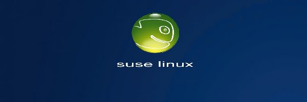 Logo, Linux, Suse, Tło, Niebieskie