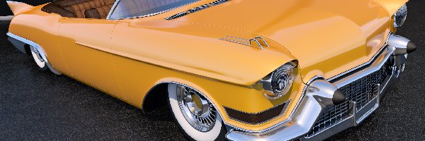 Zabytkowy, 1957, Cadillac Eldorado Convertible