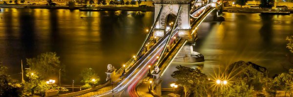 Rzeka, Noc, Most, Budapeszt