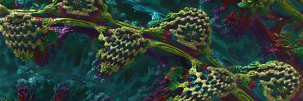 Fraktal, Mandelbulb, Grafika 3D