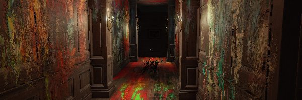Korytarz, Mrok, Kolory, Zaniedbany